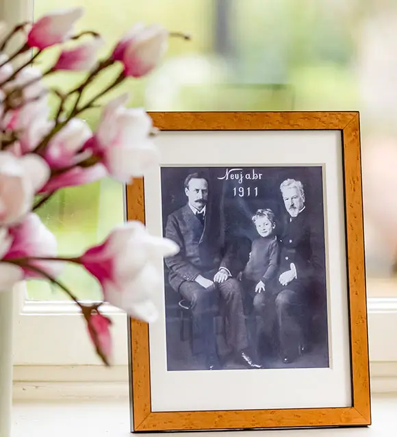 Familienbild Ernst Leitz 1., 2. und 3.